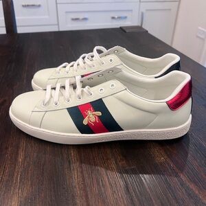Gucci Men's White Low Top Sneakers